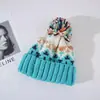 Chapéu Gorro Peça Única de Inverno Feminino para Mães de Meia-Idade e Idosas, Forrado com Lã Grossa para Aquecimento, Chapéu de Lã para Ciclismo, Protetor de Pescoço à Prova de Vento, Chapéu de Tricô