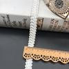 Nueva Cinta de Ropa Estilo Chanel de Nailon Blanco Centípedo Dragón Borde Espiga Puntada de Cinturón Accesorios de Encaje DIY