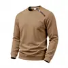 Sudadera Deportiva Cálida de Forro Polar Pesado Color Sólido Holgada Casual Cuello Redondo Cremallera Diagonal Otoño/Invierno Transfronteriza 2026 Venta al por Mayor para Hombres