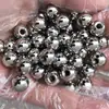 Acero inoxidable 304 bola de acero para taladrar bola de acero para taladrar M4 M5 M6 M8 M10 M12 rosca bola de medio agujero