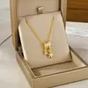 Colar com Pingente de Zircônia Estrela Floco de Neve Cristal de Gelo com Franjas Transfronteiriço Europeu e Americano em Aço Titânio Moda Feminina Luxo Leve Temperamento Corrente da Clavícula