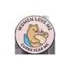 Broche Série de Gatos Desenho Animado Criativo Transfronteiriço Personalizado Gato Geométrico Fofo Emblema Metálico