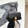 Vintage 2025 Primavera Nuevo Cierre Moda Bolso Cuadrado Pequeño Cruzado al Hombro para Mujer Trendy Versátil para Traslado