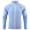 Chaqueta de Otoño e Invierno con Cuello Alto, Cremallera, Corte Ajustado, Secado Rápido, Ropa de Fitness, Ropa de Manga Larga, Deportes de Equipo, Bordado Estampado