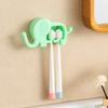 Soporte Creativo para Cepillos de Dientes Infantil, Sin Taladro, Dibujos Animados, Montaje en Pared, Baño, Base Impermeable para Cepillos de Dientes con Drenaje, Portavasos de Pared