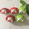 Suministro al por mayor Parche Doble Cara de Muñeca Femenina Hebilla de Dibujos Animados Monopoly Linda Multicolores Hebilla para Ropa Infantil 23mm