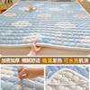 Sábana de Vellón de Leche con Forro de Polar Pieza Única Cubrecolchón de Polar de Coral Cubierta de Cama para Dormitorio de Estudiante Manta de Cama Sábana de Vellón de Leche