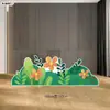 Héroe Lluvia Llega Sima Guang Rompe el Jarrón Atrezo Juego Fondo Tablero KT Guardería Bosque Árbol Grande Actuación Infantil Leide Zhu