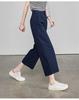 Calça Foice de Nove Pontos para Mulheres, Calça Casual, Novo Estilo Verão 2026, Calça de Perna Larga Estreita, Calça Feminina de Cintura Alta, Rosa