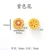 Accesorios estilo chino Chapados en oro Cuentas espaciadoras Pulsera hecha a mano para DIY Cadena para teléfono Color del Dios de la Riqueza Amarillo Colgante de la fortuna que conserva el color Agujero grande Venta al por mayor