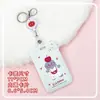 Estuche Deslizante para Tarjetas de ABS Estudiante Pecho Tarjeta de Acceso Tarjeta de Comida Bolsa Anti-pérdida Colgante del Cuello Estuche de Identificación Cubierta Protectora Hombres y Mujeres en stock