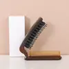 Venta Caliente Peine Portátil Plegable Peine Plegable de Plástico para Viajes de Negocios y Viajes para Llevar Consigo Peine para Alisar y Suavizar el Cabello de Doble Propósito