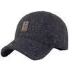 Nueva colección de invierno: gorra de béisbol cálida y a prueba de viento con orejeras, diseñada para hombres mayores, con forro de polar para mayor calidez
