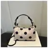 2026 Principios de Otoño Nuevo Bolso de Hombro Elegante de Lunares para Mujer Dulce Estilo Minimalista para el Trabajo Bolso Tote de Hombro Único Venta al por Mayor Bolsos para Mujer