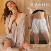 Xian Yi Pijama Camisa Sexy Estilo Namorado Feminino Verão Primavera Quer Fino Senso de Alto Padrão Roupa de Casa Roupa Externa plus size 430
