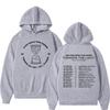 Sudadera con capucha gráfica de la banda coreana Ateez World Tour 2025 para hombre y mujer Ha