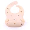 Estilo Ins Mais Vendido Babador de Silicone Estampado Saco de Saliva Suplemento Alimentar para Bebê Babador de Silicone Impermeável Estampa Mãe e Bebê Suprimentos