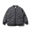 Northern Frontier Estilo Americano de Moda Marca 2025 Invierno Nuevo Estilo Patrón de Calabaza Chaqueta de Algodón Hombre Bolsillo Grande Abrigo de Algodón Cuello Alto Chaqueta Acolchada de Algodón