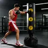 Saco de Boxeo para Casa Vertical Sanda Tumbler Saco de Arena Bola de Reacción Objetivo Equipo de Entrenamiento Taekwondo para Adulto Niño