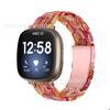 Para Fitbit versa3/sense reloj inteligente universal correa de reloj de resina metal acero de tres bolas correa de reloj