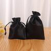 Bolsa Pequena de Cetim Seda Imitada Bolsa de Cetim para Presente Bolsa de Cordão para Armazenamento de Peruca de Seda Bolsa de Cetim para Joias Pronta para Venda
