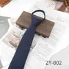 Corbata para hombre 8cm negra con cremallera sin nudo corbata perezosa para hombre a rayas de negocios casual británico corbata de tela TR