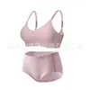 Conjunto Original de Ropa Interior Jelly Gel para Mujer con Copas Fijas, Sujetador Anti-Gravedad Victoria's Secret, Body sin Costuras Estilo Herbal