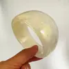 Yongge Jewelry Pulsera de Declaración de Resina Transfronteriza Europea y Americana Moda y Diseño Único Pulsera Ancha de Gradiente Multicolor