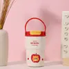 Nova caneca isolada com revestimento cerâmico, caneca de café de aço inoxidável de uso duplo, caneca portátil para levar ao ar livre