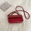 Bolsa de mão pequena super moderna e requintada para mulheres, nova bolsa transversal tecida de luxo leve de nicho de alta qualidade 2026