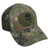 Gorra de béisbol de camuflaje de verano para hombre, estilo militar, para actividades al aire libre, fuerzas especiales, táctica, con calavera, para pesca, parasol, con velcro