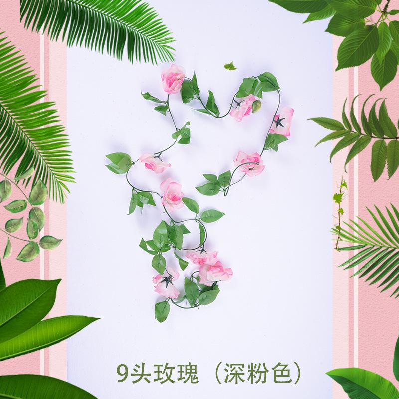 9头玫瑰（深粉色）1