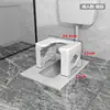 Cadeira de Banheiro Agachamento para Sentar para Uso Doméstico, Assento de Vaso Sanitário Dobrável, Cadeira de Banheiro Simples para Idosos, E-commerce Transfronteiriço