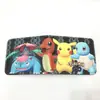 Carteira Pikachu para Estudantes Homens e Mulheres, Estilo Horizontal Desenho Animado Anime Pokemon Presente Infantil Porta-Moedas