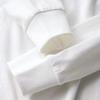 Camiseta de Algodón Puro 260g de Canalé Manga Larga para Hombre Corte Holgado Blanca Pura Camiseta Base Color Sólido Camiseta Interior Venta al por Mayor para Adolescentes