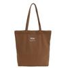 Bolso de Lona de Gran Capacidad Estilo Relajado para Mujer 2025 Nuevo Bolso de Hombro Bolso Tote Retro para Viajero Estudiante Debajo del Brazo