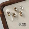 Brilhantes K9 Sem Base Cor Champagne Maillard Pedras Strass para Unhas Retangular Oval Bola Acabada Decoração de Unhas Diamantes