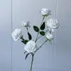 Flor Artificial Rosa Ramo de Boda Rosa al por Mayor Flor Artificial Transfronteriza Diseño de Escena Flor Artificial Paisajismo Flor de Seda
