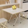 Mesa Redonda Mesa Plegable Mesa de Comedor Hogar Escritorio Estudiante Dormitorio Mesita de Noche Apartamento Pequeño Mesa Sencilla Niña Comedor Casa de Alquiler