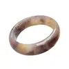 Pulsera Plana de Seda Violeta Dorada de Xinjiang Flor Flotante Fabricante Mayorista Mismo Estilo que el Libro Rojo Pequeño Pulsera de Jade