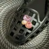 Acessórios de Flor de Sapato de Cristal Resistentes Estilo Coreano com Lantejoulas Bordadas, Franjas de Cristal Exquisite de Estilo Leve de Luxo