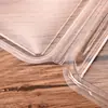 Caixa Blister Transparente de Fábrica para Animais de Estimação com Dois Compartimentos e Pilares Fixos para Mousse, Doces Assados e Embalagem para Viagem, Personalizável com Logo
