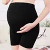 Ropa de Maternidad Nuevo Verano Leggings con Soporte Abdominal Corte Delgado Finos Ajustables Color Sólido Cintura Alta Elásticos Pantalones Tres Cuartos