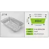 Bandejas de Papel de Aluminio para Freidora de Aire - Contenedor Redondo Desechable de Papel de Aluminio
