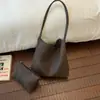Bolso Meilade para Mujer 2026 Nuevo de Moda Otoño Vintage Patrón Tejido Bolso de Hombro Único Bolso Cubo de Gran Capacidad