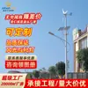 Luminária de Rua LED Solar Integrada Sistema de Energia Eólica Intercambiável Iluminação Solar Nova Rural Lâmpadas Zhongshan