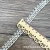 Nuevo Encaje Bordado Ligero de Poliéster Soluble en Agua Ancho 1.5CM Cinta Bordada Vestido de Novia Accesorios para Ropa Venta al por Mayor