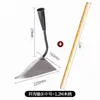 Azada Triangular Puntiaguda para Zanjas, Acero Engrosado, Herramienta Agrícola Multifuncional para Surcar, Plantar Verduras, Fertilizar, Aflojar la Tierra, Desmalezar y Arar