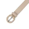 Cinto fino estilo coreano em cores de doce para mulheres, versátil e moderno, adequado para combinar com jeans e vestidos, corrente decorativa para a cintura, simples e de alta qualidade
