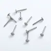 Nueva Moda Estilo Europeo y Americano Acero Inoxidable Joyería para Labios, Joyería para Piercing de Nariz, Aretes Simples Mini de Acero de Titanio, Clavos para Cejas al por Mayor